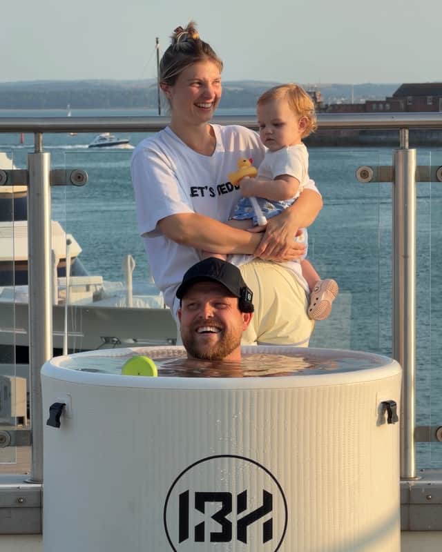 Harry has an ice bath every day