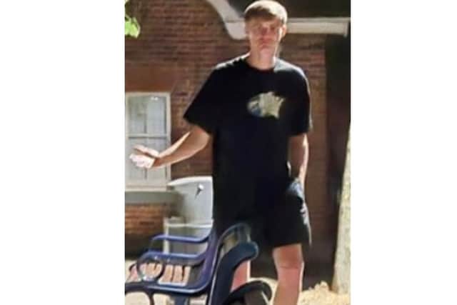 Police have released an image of a man they want to speak to 