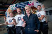 Steph McGovern met 'The Paint Shop Boys' at Vocational Celebration Day