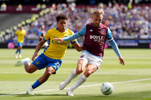 Luke Brooke-Smith has already impressed John Mousinho since his summer arrival. Picture: Ben Whitley/PA Wire