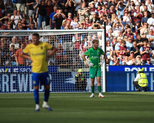 Pompey went down to Carabao Cup defeat to West  Ham today.