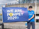 Sir Robin Knox-Johnston behind the scenes of Mission Pompey 2029 film about the Portsmouth City of Culture bid