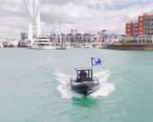 The Portsmouth City of Culture bid leaves Portsmouth on a rib en route to London 