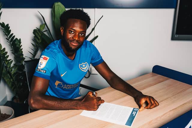 Pompey have this week signed Abu Kamara permanently.