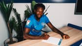Pompey have signed Abu Kamara.