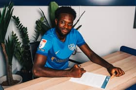 Pompey have signed Abu Kamara.