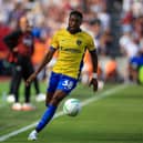 Ebou Adams has reunited with Odin Bailey at Fratton Park - five years after last sharing a dressing room. Picture: Chris Foxwell/ProSportsImages