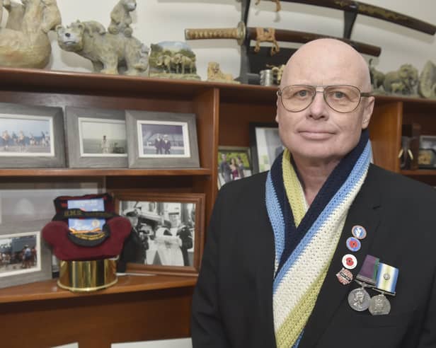 Andrew Rossiter (62) from Gosport, a Falklands War veteran suffering from pancreatic cancer, is disgusted that he has not been paid his pension in a lump sum. He claims the commercial company operating it told him it didn't exist.