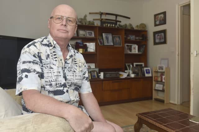 Andrew Rossiter (62) from Gosport, a Falklands War veteran suffering from pancreatic cancer, is disgusted that he has not been paid his pension in a lump sum. He claims the commercial company operating it told him it didn't exist.