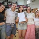 Portsmouth High School - A level results. 

Pictured: Katie (17) got A*, B, B after being diagnosed with ulcerative colitis which is a long-term inflammatory bowel disease. 


Picture: Habibur Rahman
