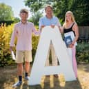 Simon Williams with A Level Students from Churcher's College