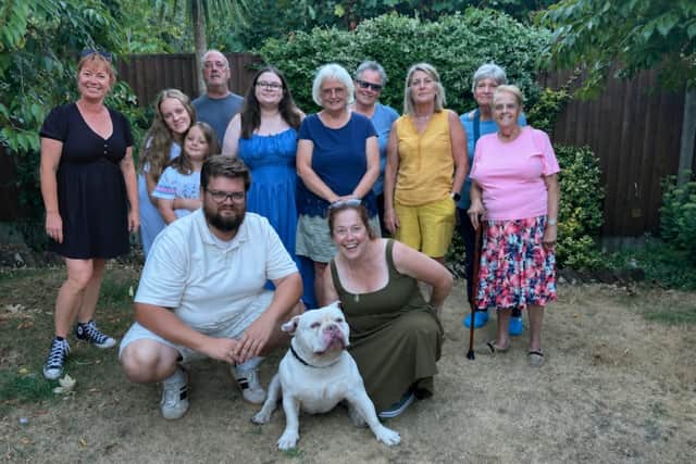 Neighbours in Victor Road have rallied to save a dog who was abandoned by its owner.