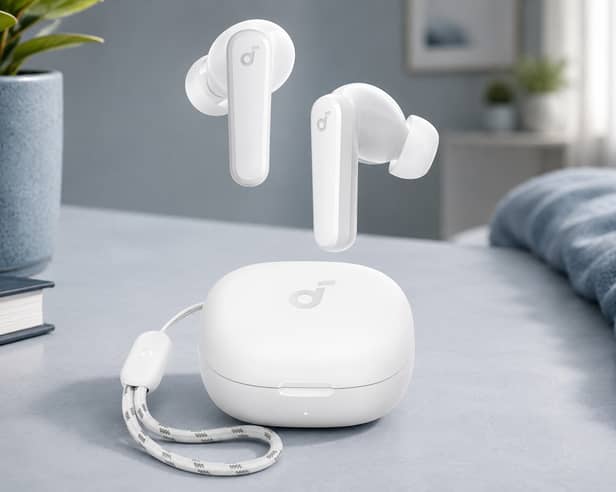 The white soundcore Anker P20i wireless earbuds are reduced from £29.99 to £16.99
