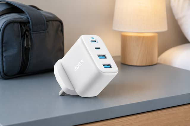 The Anker Zolo charger has two USB-C and two USB-A ports and is reduced to £14.99