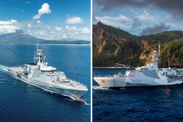 A commitment is needed to boost the Royal Navy after Vladimir Putin's recent threats against British ships, with HMS Spey and Tamar vulnerable.