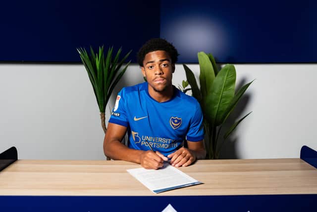 Pompey have signed Ryan Kavuma-McQueen on loan from Chelsea.