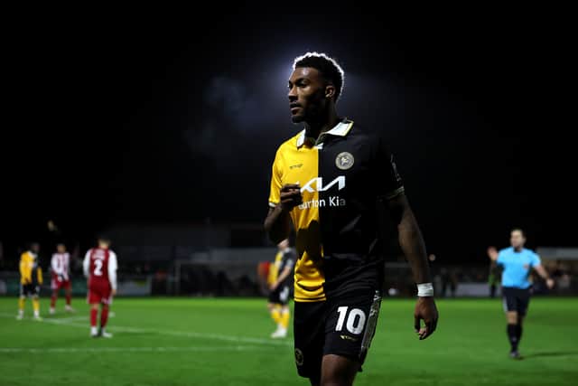 Tyrese Shade netted 14 goals for Burton last season.