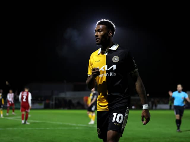Tyrese Shade netted 14 goals for Burton last season.