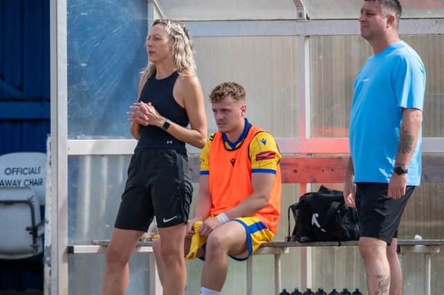Lisa Gale oversees Waterlooville AFC in pre-season. Picture: Josh Wells