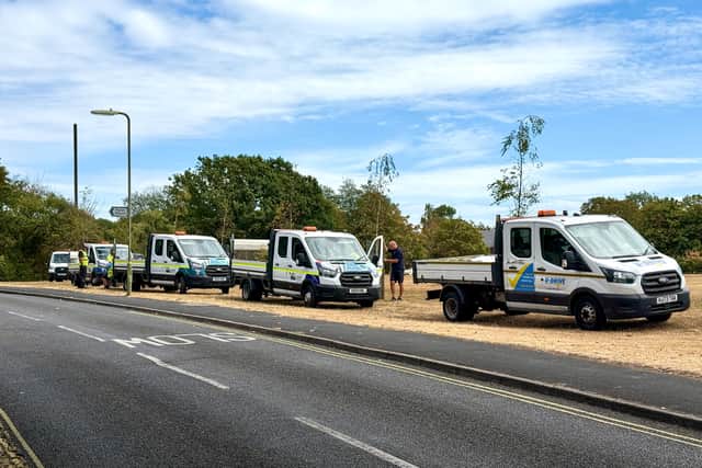 Travellers blocked at Grange Lane
