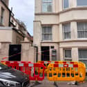 Ophir Court had to be evacuated last night 