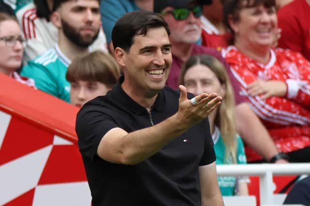 Liverpool manager Andoni Iraola