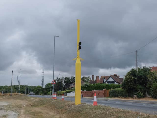 Speed cameras are being installed along Portsdown Hill, Portsmouth on Tuesday 18th August 2026.  

Pictured: Camera set up

Picture: Habibur Rahman
