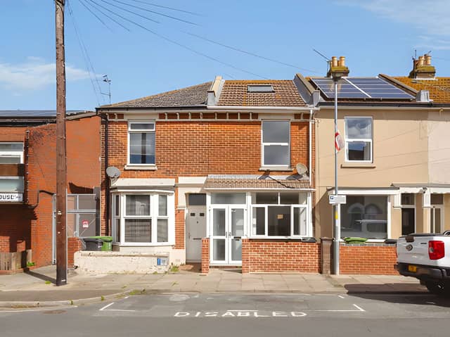 The recently refurbished terraced home offers four bedrooms and a practical location in Portsmouth, with no onward chain.