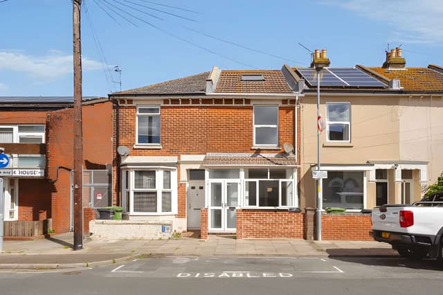 The recently refurbished terraced home offers four bedrooms and a practical location in Portsmouth, with no onward chain.