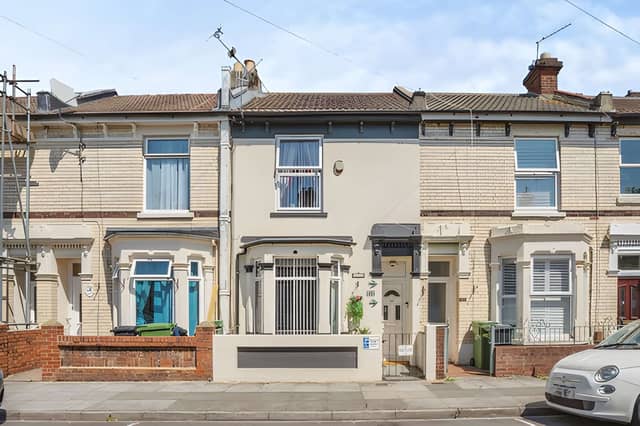 The traditional Victorian terraced home has a small front forecourt and retains the character associated with this style of Portsmouth property.