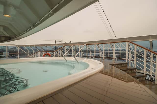 Pictured: Inside the Azamara Quest cruise ship, where trips can cost more than £10,000.