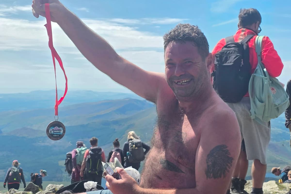 From sober to Snowdon: man climbs Welsh peak only nine days after leaving ...
