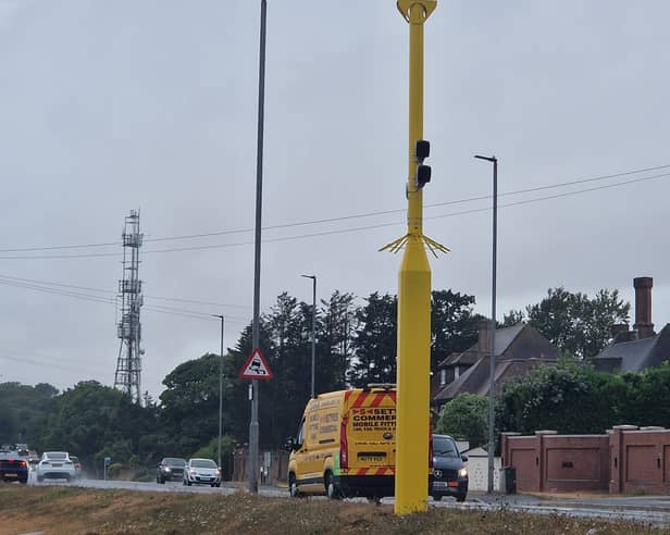 Speed cameras along Portsdown Hill