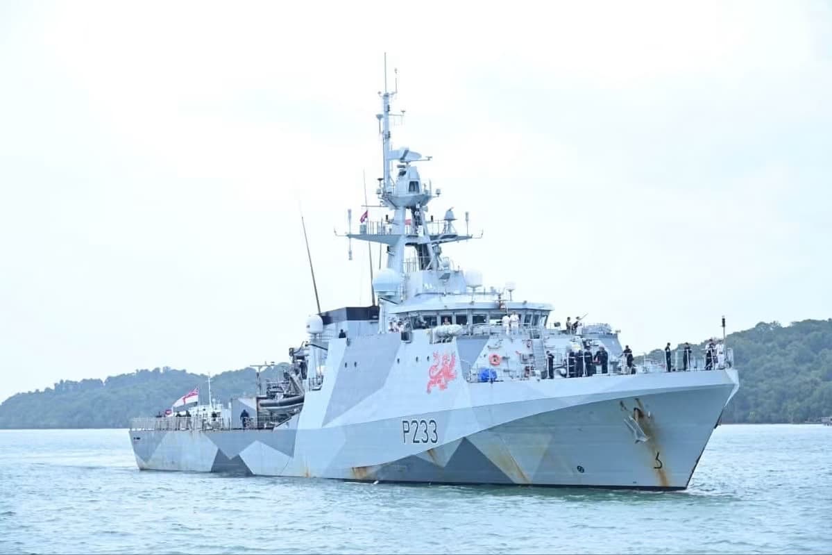 'Important sign' as Royal Navy ship visits Cambodia naval base built by ...