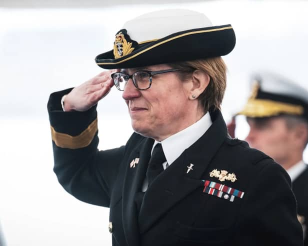 Commodore Maryla Ingham passed the leadership of Standing NATO Maritime Group One over to French Rear Admiral Nicolas Molitor in Reykjavik, Iceland.