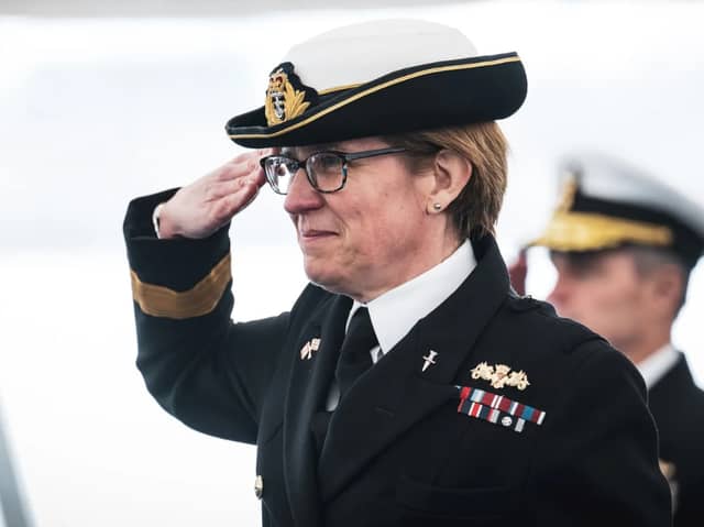 Commodore Maryla Ingham passed the leadership of Standing NATO Maritime Group One over to French Rear Admiral Nicolas Molitor in Reykjavik, Iceland.