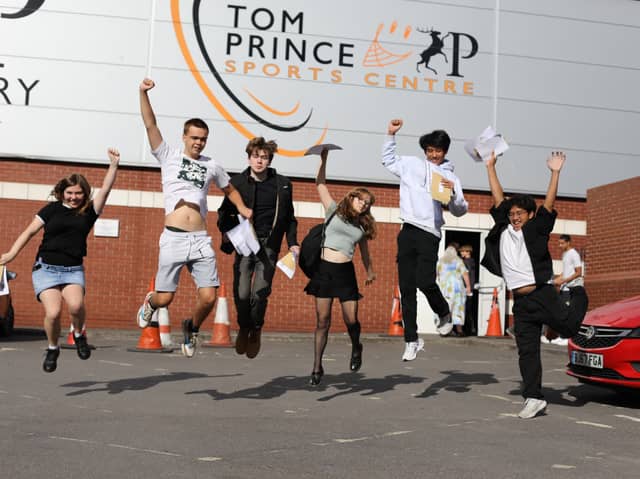 Students finding out their GCSE results at Priory School, Southsea. 

Picture: Habibur Rahman 