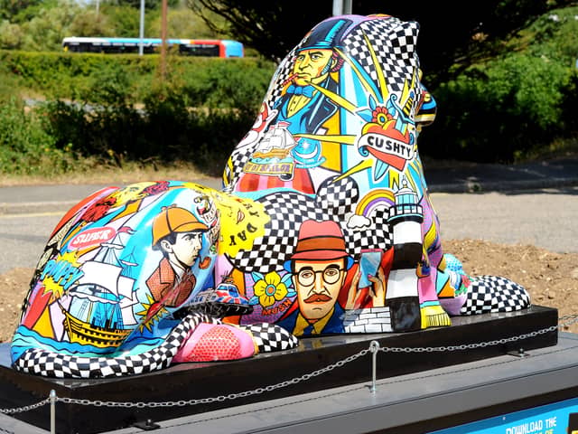 Pride of place - Daisy Barker's Cushty is currently the people's favoutite on the Pride of Portsmouth Lion trail