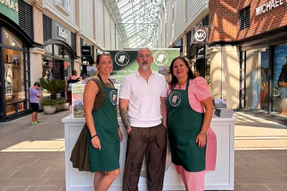 Laura Smith, Hampshire Fare, Paul Gorst, Gunwharf, and Natasha Dochniak, Hampshire Fare.