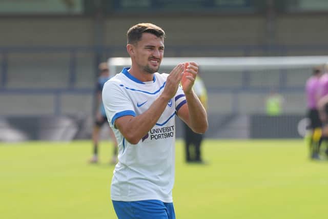 Pompey defender Regan Poole missed Saturday’s win at Lincoln through a hamstring issue.