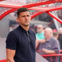 John Mousinho's Pompey got their first win of the season in a 3-1 triumph at Lincoln. Picture: Jason Brown