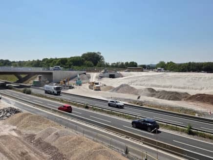 M3 Junction 9 project