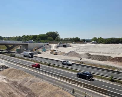 M3 Junction 9 project