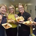 Tracey Thomas, matron for child health, Charlotte Fairall, Sophie's mum and CEO of Sophie's Legacy, Gina Stanley, divisional nurse director and Shelina Yasmin, senior sister of the Starfish ward.