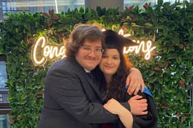 Joshua Warner, left, with his sister, Eleanor Warner.