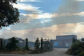 Fire crews rush to deal with two field blazes in Stokes Bay following suspected arson incident.