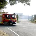 Hampshire and the Isle of Wight Fire Service crews from Fareham and Gosport were called to a fire involving Gorse in a field adjacent to Lifeboat Lane in Gosport, at around 1.20pm on Tuesday, August 25, 2026. Firefighters were then also called to a second large fire in the open located east of the initial incident (towards Fort Gilkicker).