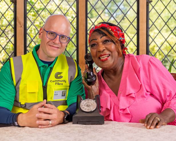 TV chef Rustie Lee has partnered with the broadband provider Community Fibre to raise awareness of the landline switch off