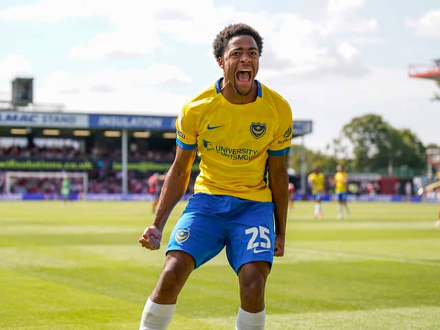 Pompey's Ryan Kavuma-McQueen. Pic: Jason Brown