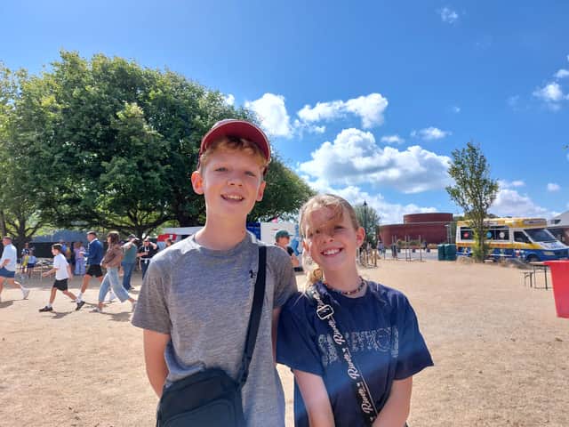 Jacob, 12, and Lily, 10 from Gosport.